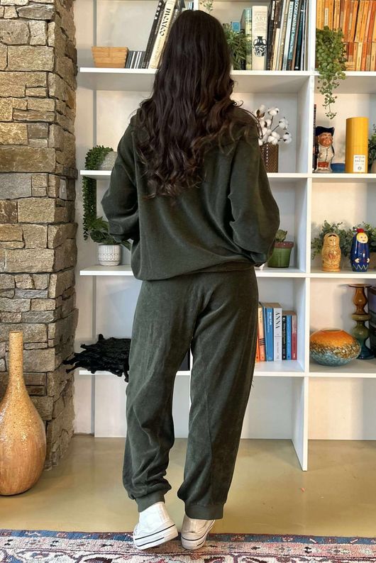 Terry B Classic Sweatshirt Deep Moss